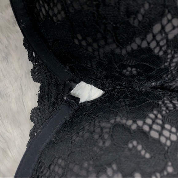Torrid Black Lace Underwire Bra with Adjustable Straps - Picture 2 of 7